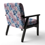Purple And Pink Royal Damask Treasures - Bohemian Arm Chair