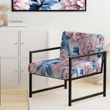 Purple And Pink Royal Damask Treasures - Bohemian Arm Chair