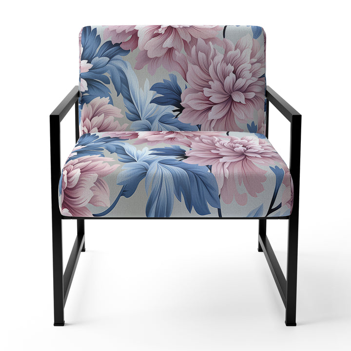 Purple And Pink Royal Damask Treasures - Bohemian Arm Chair