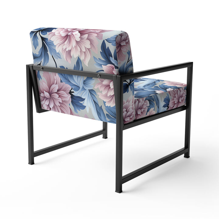 Purple And Pink Royal Damask Treasures - Bohemian Arm Chair