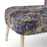 Royal And Purple And Golden Regal Opulence - Cottage Accent Side Chair