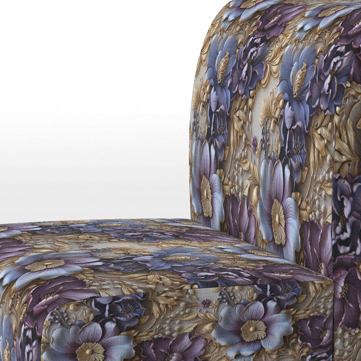 Royal And Purple And Golden Regal Opulence - Cottage Accent Side Chair