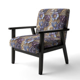 Royal And Purple And Golden Regal Opulence - Cottage Accent Side Chair