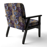 Royal And Purple And Golden Regal Opulence - Cottage Accent Side Chair