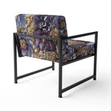 Royal And Purple And Golden Regal Opulence - Cottage Accent Side Chair