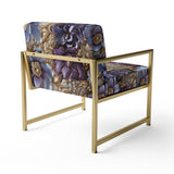 Royal And Purple And Golden Regal Opulence - Cottage Accent Side Chair