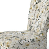 Harmony Of White And Blue Daffodil - Cottage Accent Slipper Chair