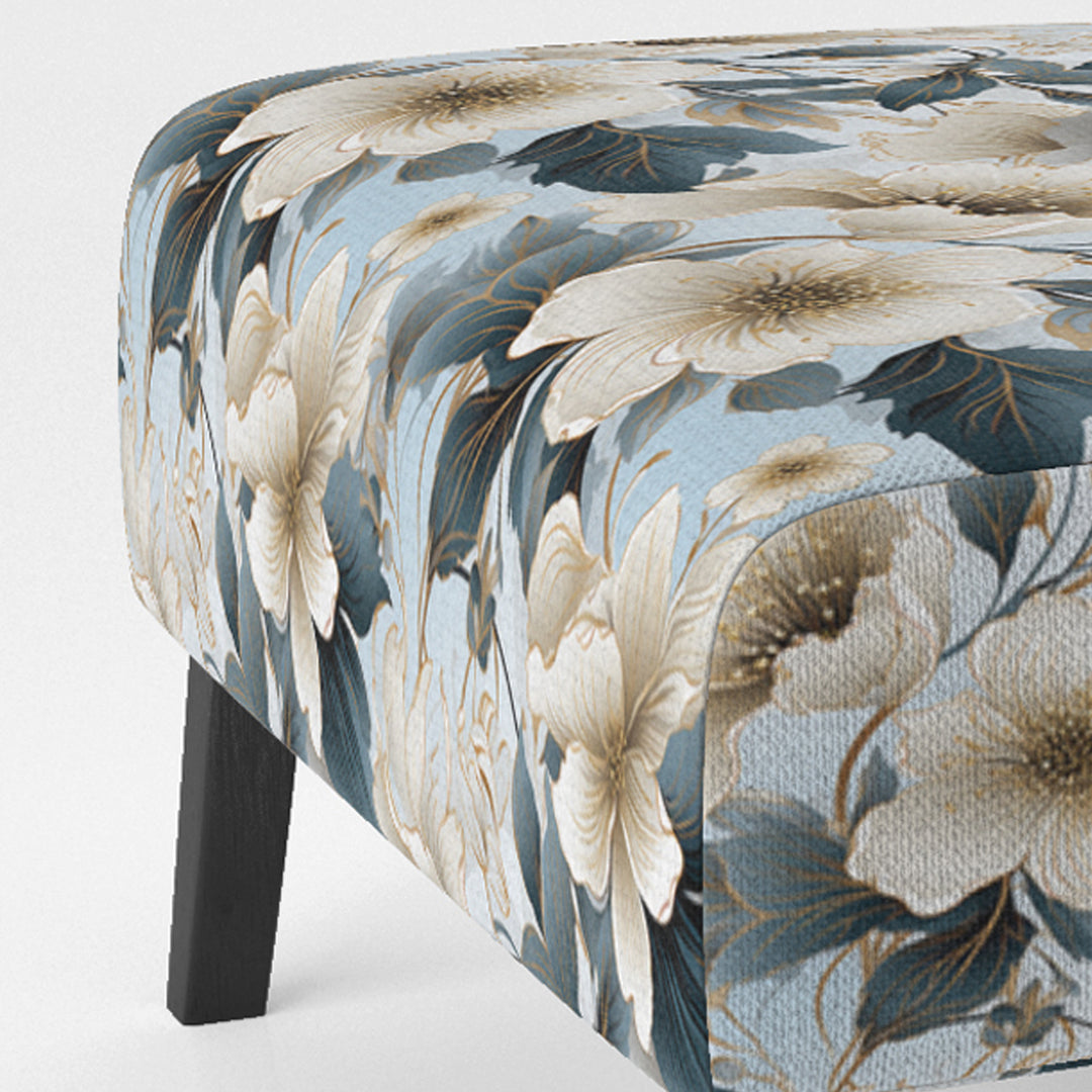 Contemporary Floral Elegance Cottage Collage - Cottage Arm Chair