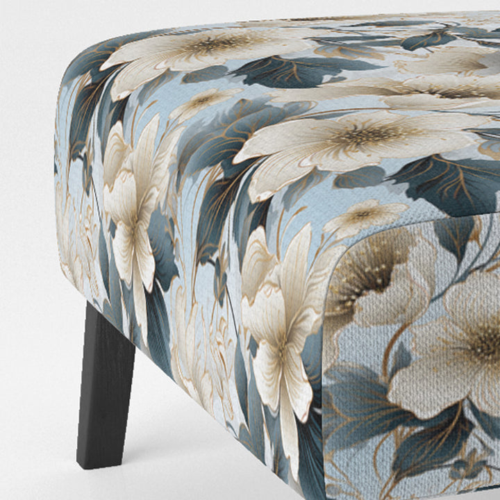 Contemporary Floral Elegance Cottage Collage - Cottage Arm Chair