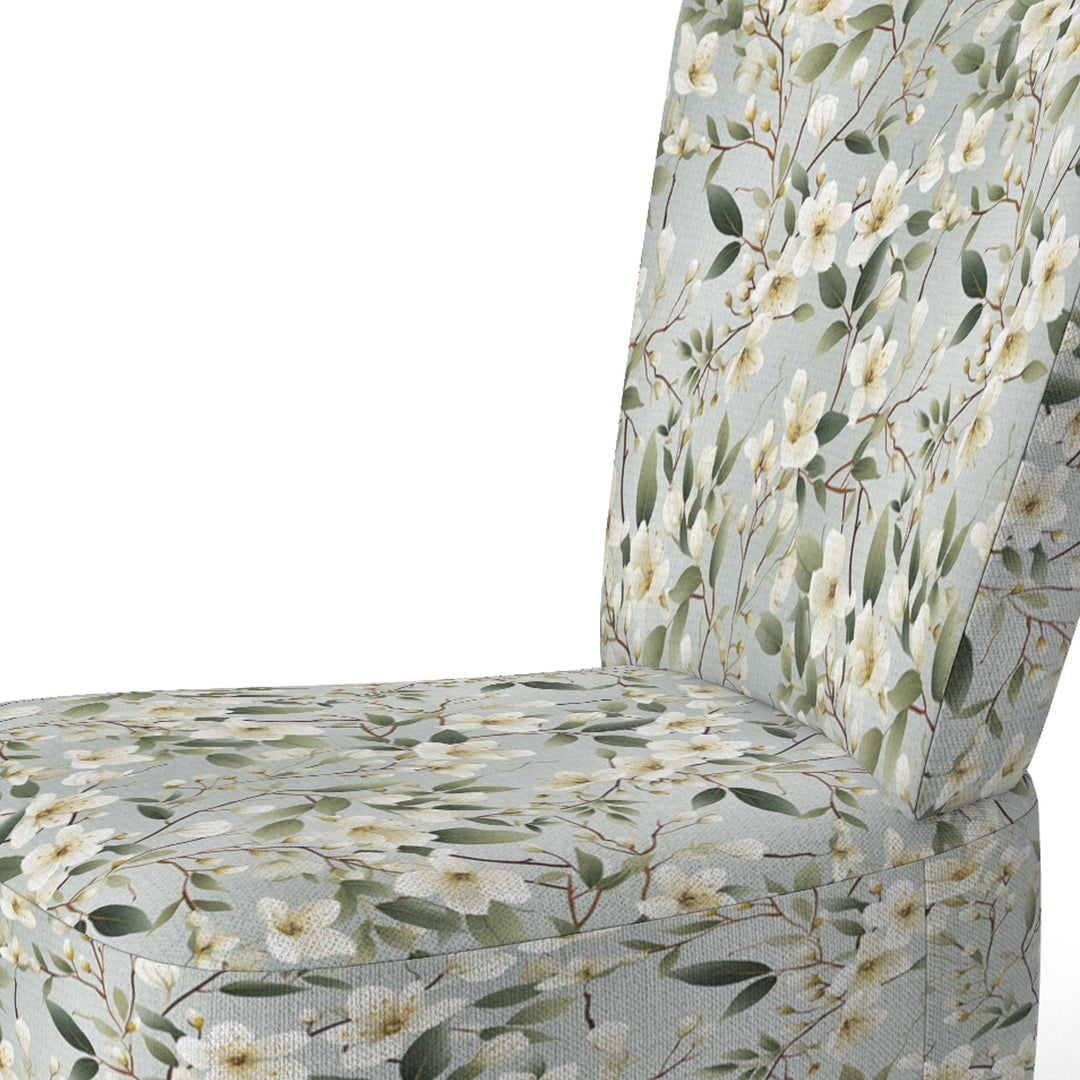 Minimalist Poppy Wonders - Upholstered Cottage Accent Chairs