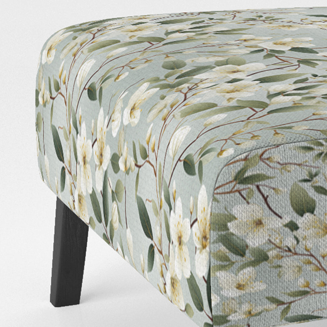 Minimalist Poppy Wonders - Upholstered Cottage Accent Chairs