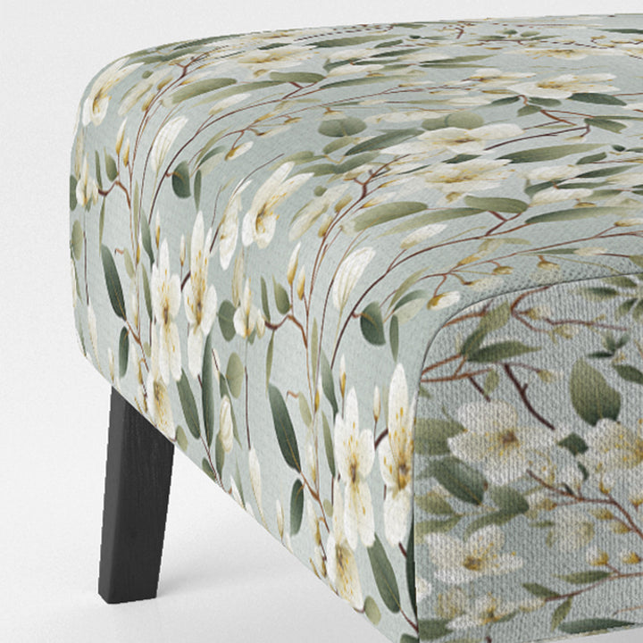 Minimalist Poppy Wonders - Upholstered Cottage Accent Chairs