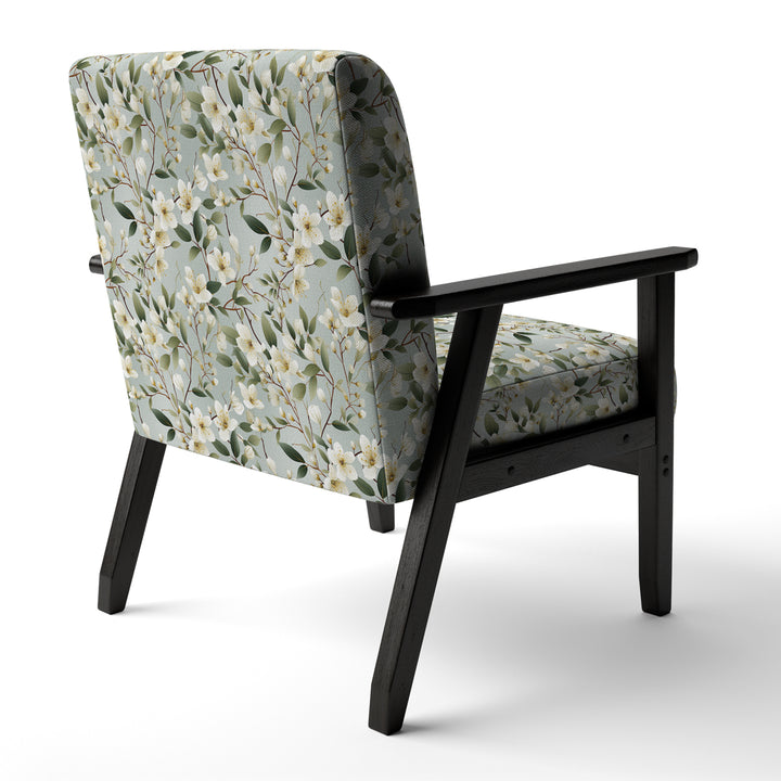 Minimalist Poppy Wonders - Upholstered Cottage Accent Chairs