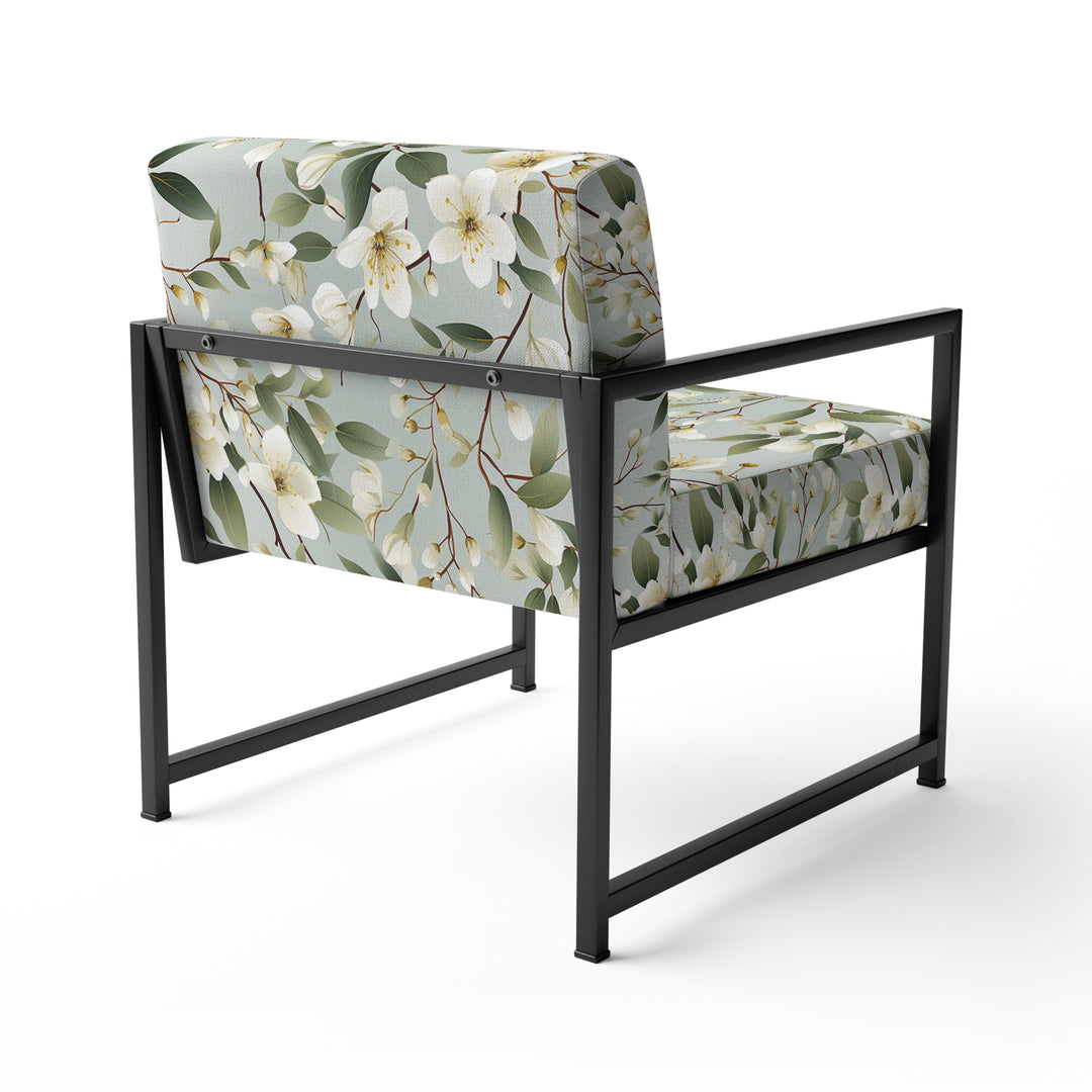 Minimalist Poppy Wonders - Upholstered Cottage Accent Chairs