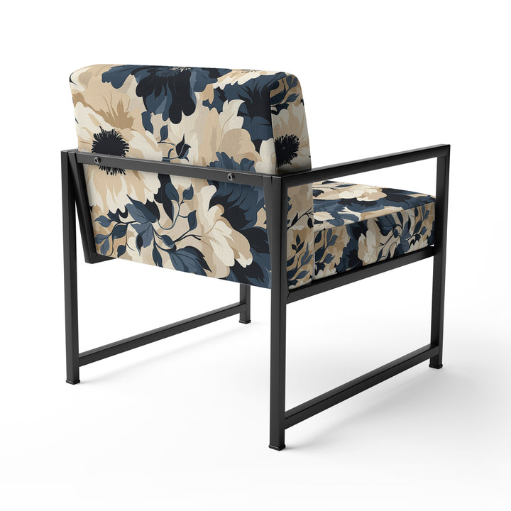 Floral Tropical Tranquility Vibes - Cottage Accent Slipper Chair