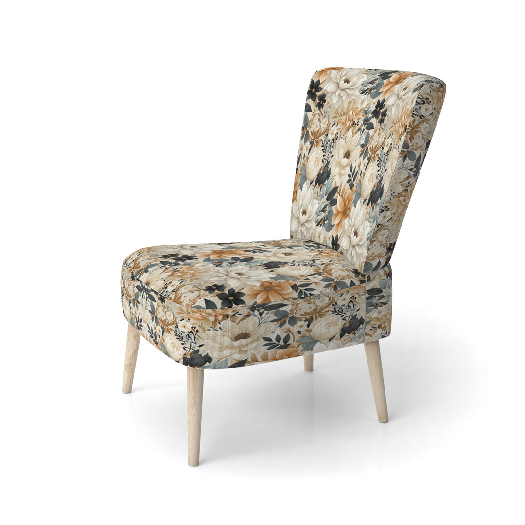 White Blossoms In Paradise - Cottage Arm Chair