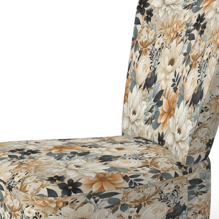 White Blossoms In Paradise - Cottage Arm Chair