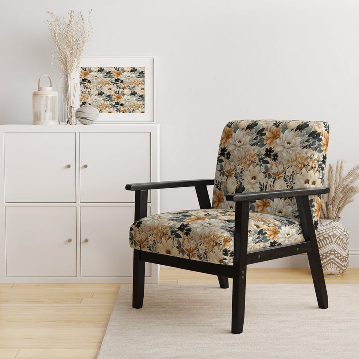 White Blossoms In Paradise - Cottage Arm Chair