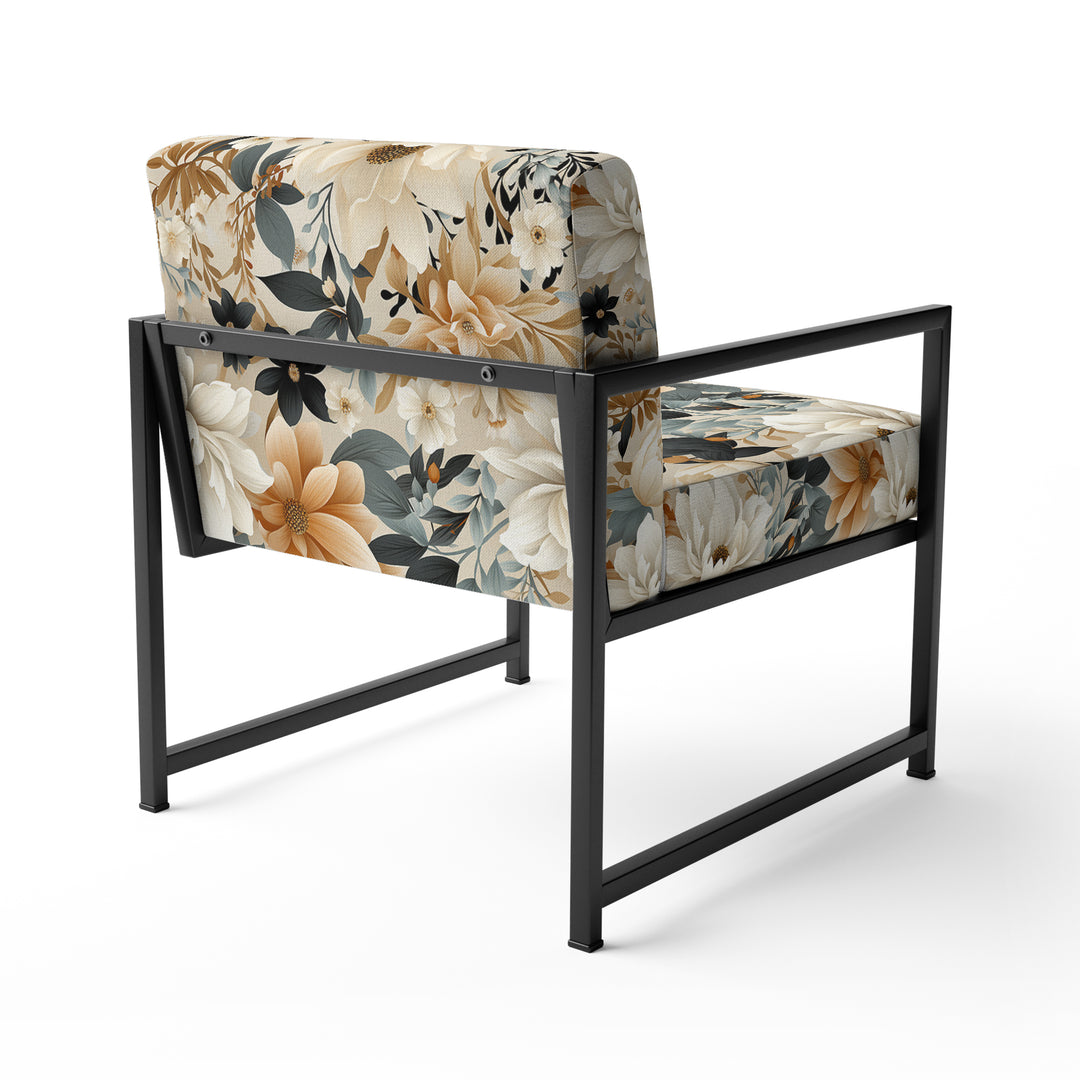 White Blossoms In Paradise - Cottage Arm Chair