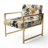 White Blossoms In Paradise - Cottage Arm Chair