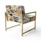 White Blossoms In Paradise - Cottage Arm Chair