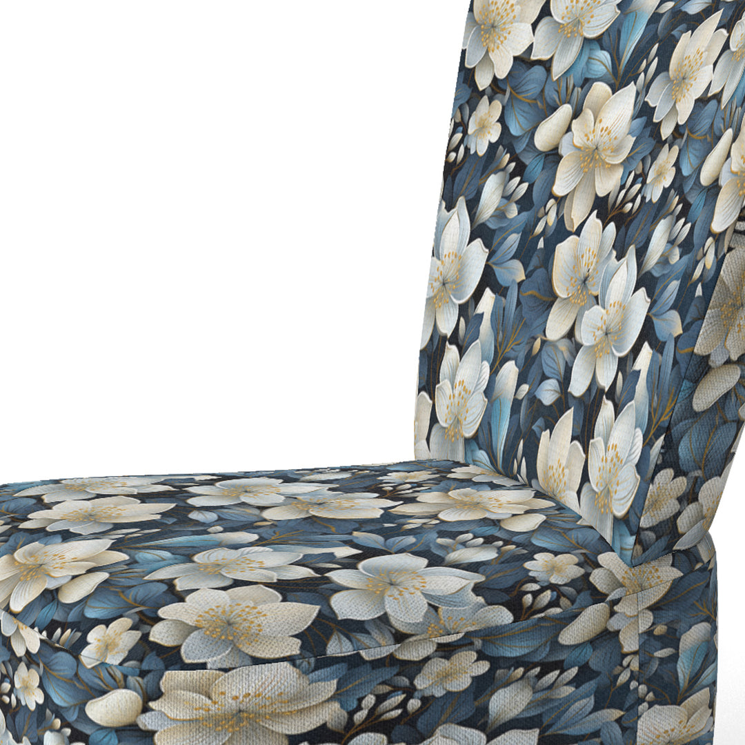 Artistic Blue Magnolia Essence Beauty - Cottage Arm Chair