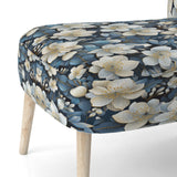 Artistic Blue Magnolia Essence Beauty - Cottage Arm Chair