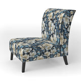 Artistic Blue Magnolia Essence Beauty - Cottage Arm Chair