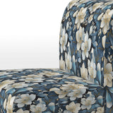 Artistic Blue Magnolia Essence Beauty - Cottage Arm Chair