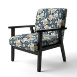 Artistic Blue Magnolia Essence Beauty - Cottage Arm Chair