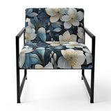Artistic Blue Magnolia Essence Beauty - Cottage Arm Chair