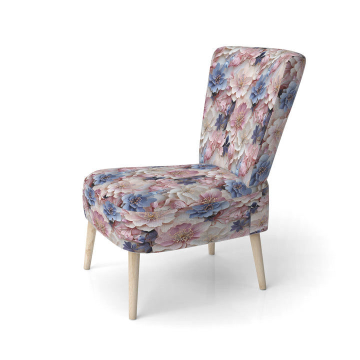 Romantic Blossoms Floral Pattern - Cottage Arm Chair