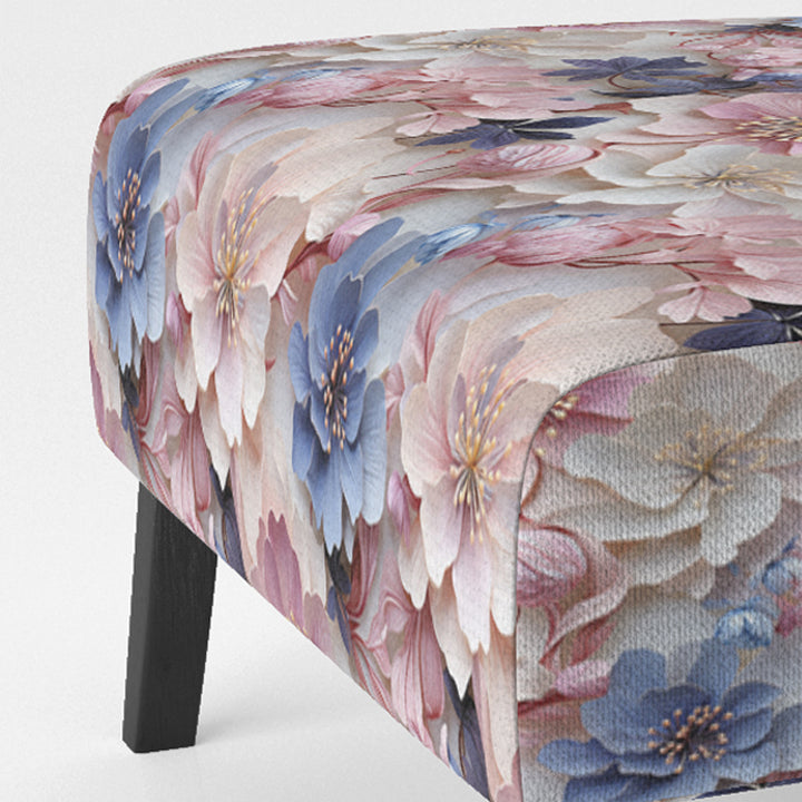 Romantic Blossoms Floral Pattern - Cottage Arm Chair