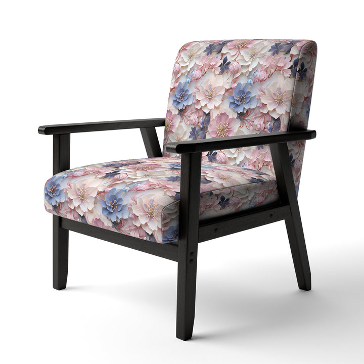 Romantic Blossoms Floral Pattern - Cottage Arm Chair