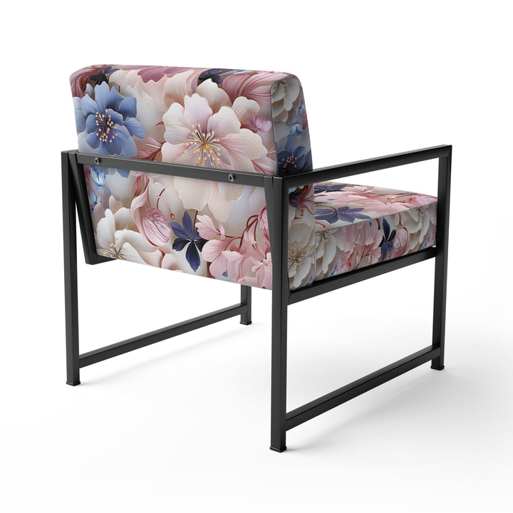 Romantic Blossoms Floral Pattern - Cottage Arm Chair