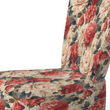 Vintage Pink And Beige Rose Floral Pattern - Cottage Arm Chair