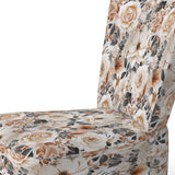 Classic Vintage White Garden Melodies - Cottage Accent Side Chair