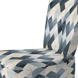 Neutral Grey Tiles Mosaic - Modern Arm Chair