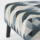 Neutral Grey Tiles Mosaic - Modern Arm Chair