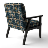 Gold Victorian Ornate Floral Elegance - Upholstered Modern Accent Chairs
