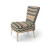 Geometric Chevron - Modern Accent Side Chair