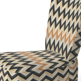 Geometric Chevron - Modern Accent Side Chair