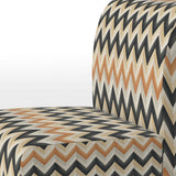 Geometric Chevron - Modern Accent Side Chair
