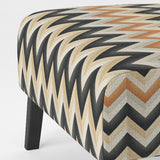 Geometric Chevron - Modern Accent Side Chair