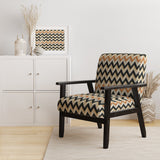 Geometric Chevron - Modern Accent Side Chair