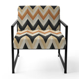 Geometric Chevron - Modern Accent Side Chair