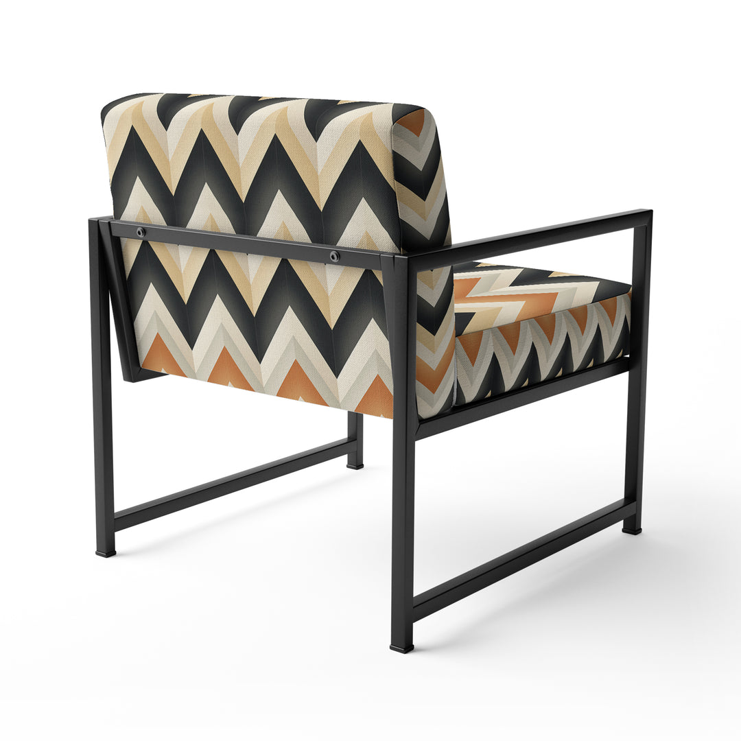 Geometric Chevron - Modern Accent Side Chair