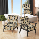 Beige And Champagne Opulent Glam - Glam Accent Slipper Chair