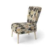 Beige And Champagne Opulent Glam - Glam Accent Slipper Chair