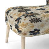 Beige And Champagne Opulent Glam - Glam Accent Slipper Chair
